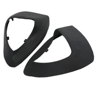Black Inner Rearview Mirror Rubber Boots For Honda GL1800 Goldwing 2001-2017 1
