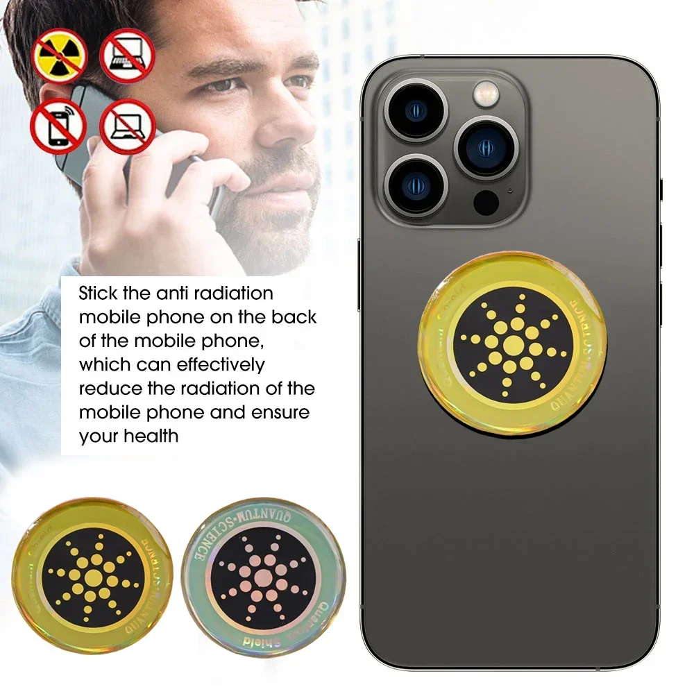 EMF Protection Cell Phone Sticker, Radiation Blocker for Cell Phone, Anti Radiation Protector Sticker, EMF Blocker for Mobile Phones, iPad, MacBook