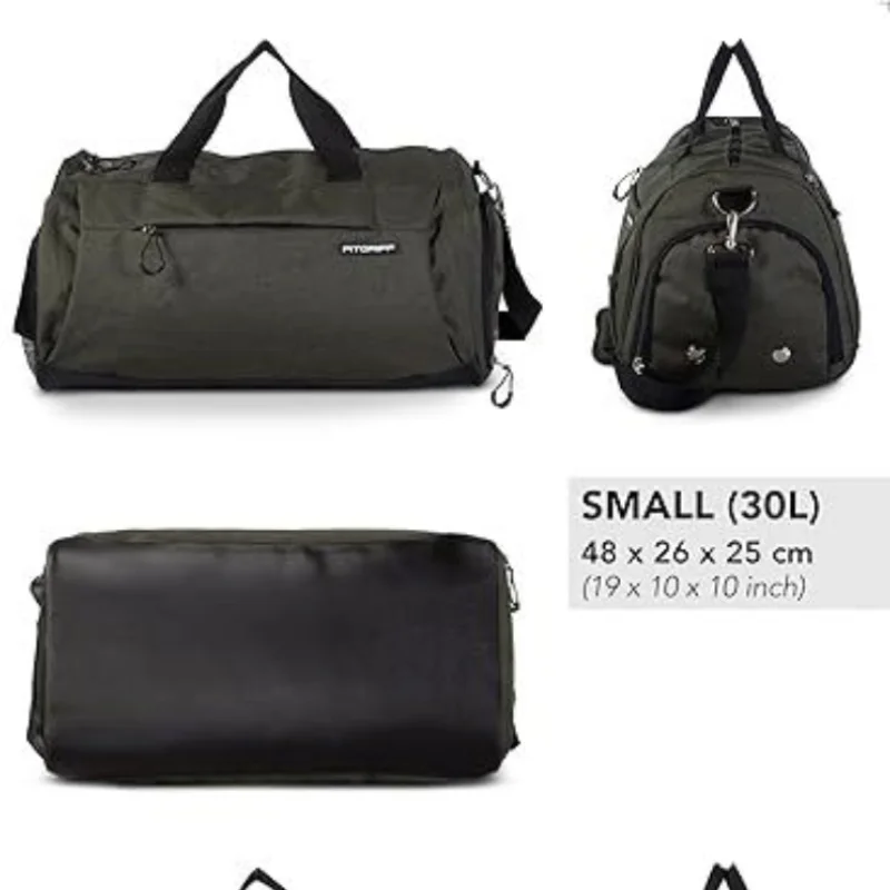 Fitness bag travel handbag single shoulder diagonal strap cylindrical yoga bag with shoes and wet compartment single shoulder ba