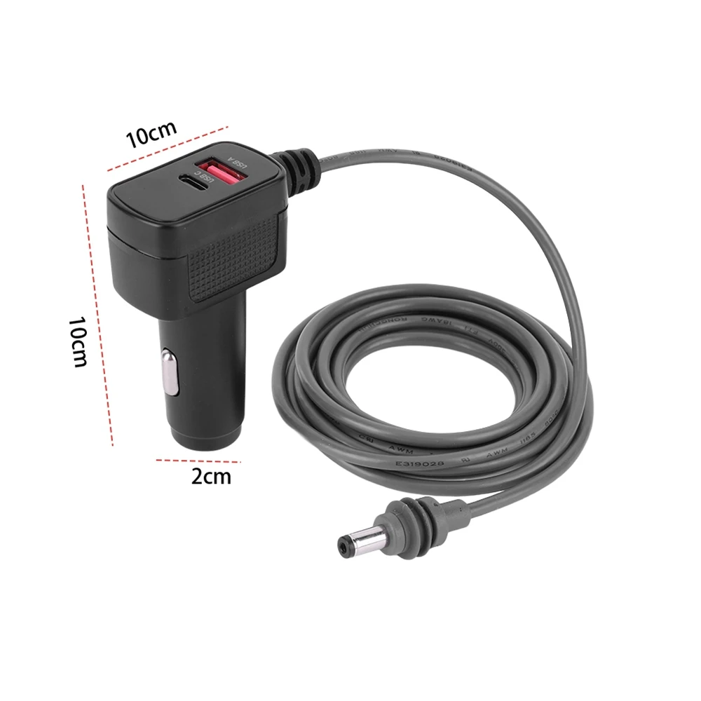 Cable De Alimentación Starlink Mini 3m - Adaptador De Mechero A 12V-24V, Con Pantalla Digital Y USB