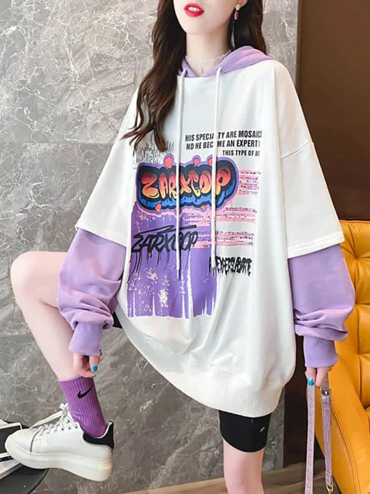 Two-piece Sweatshirt Women Hooded 2022 