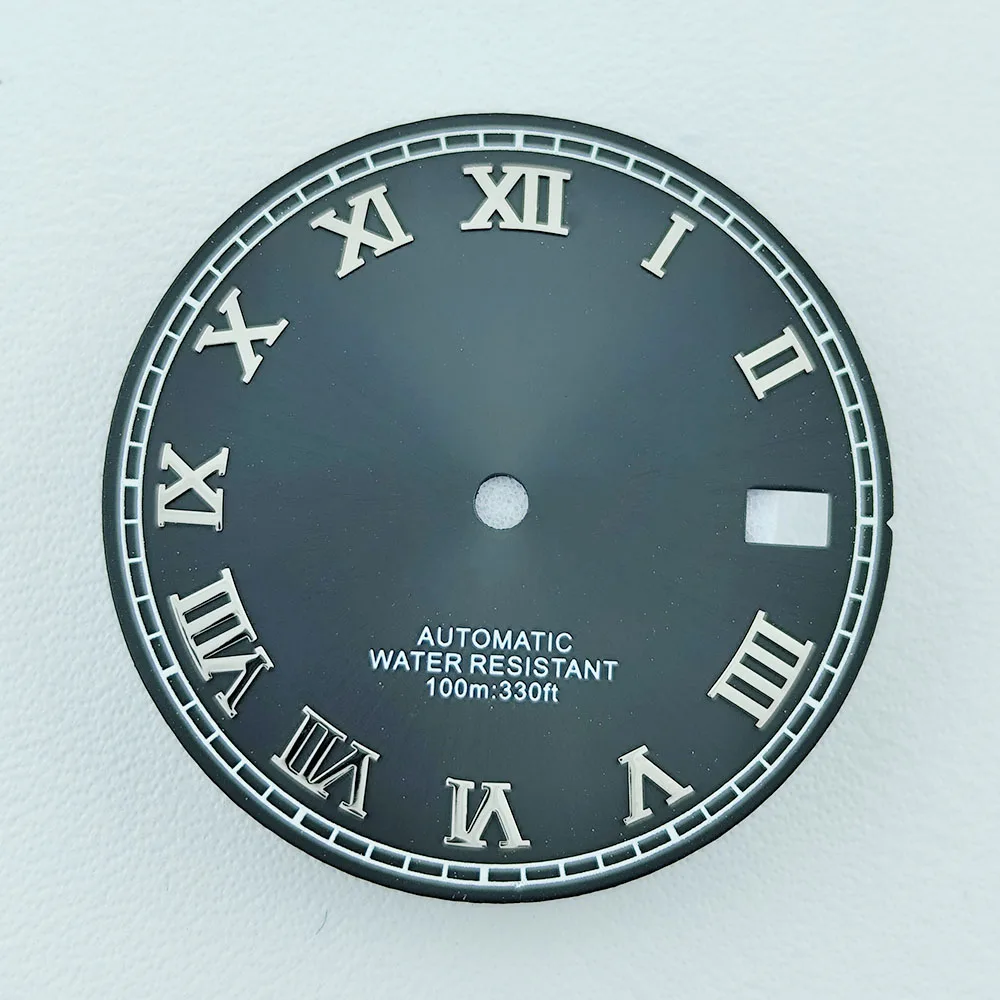 NH 35 dial Roman numerals dial watch 28.5mm men's watch suitable for NH 35 movement accessories