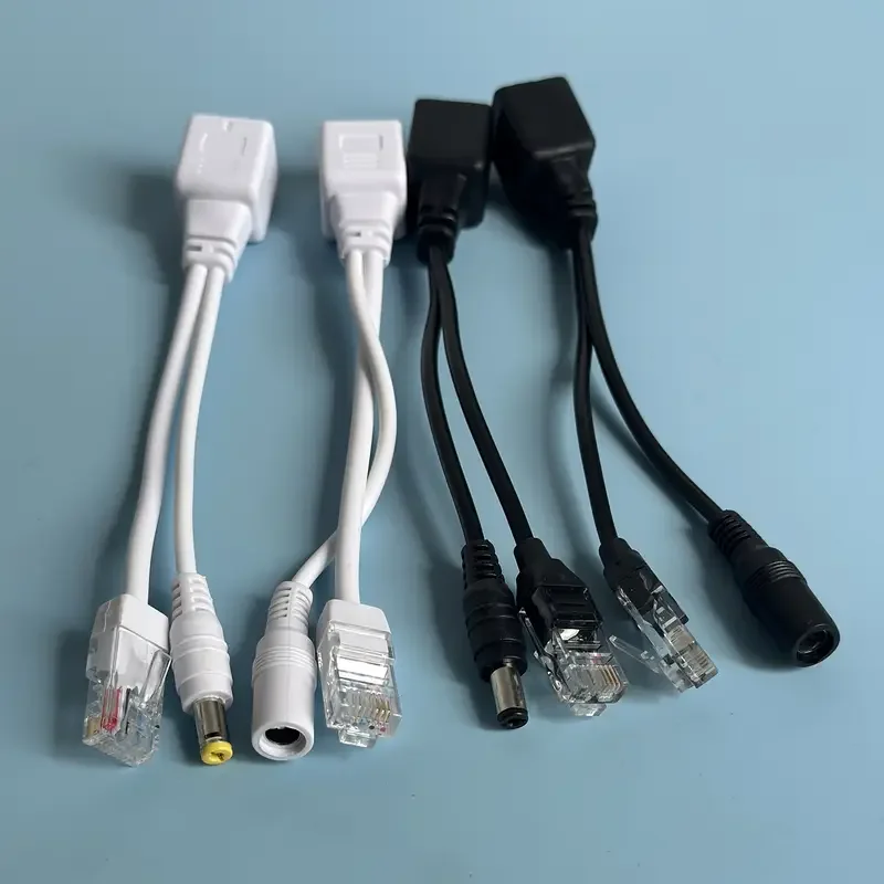 Enhanced POE Splitter with Video and Power Adapter