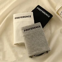 3PCS/set Color Panties Cotton Women Comfortable High-waist Underwear Soft Lingerie Breathable Female Panty Fitness Sports Briefs 2