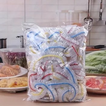 100pcs/200pcs Disposable Shower Cap Waterproof Bath Cap Essential Travel Accessory Supplies Bathroom Accessory