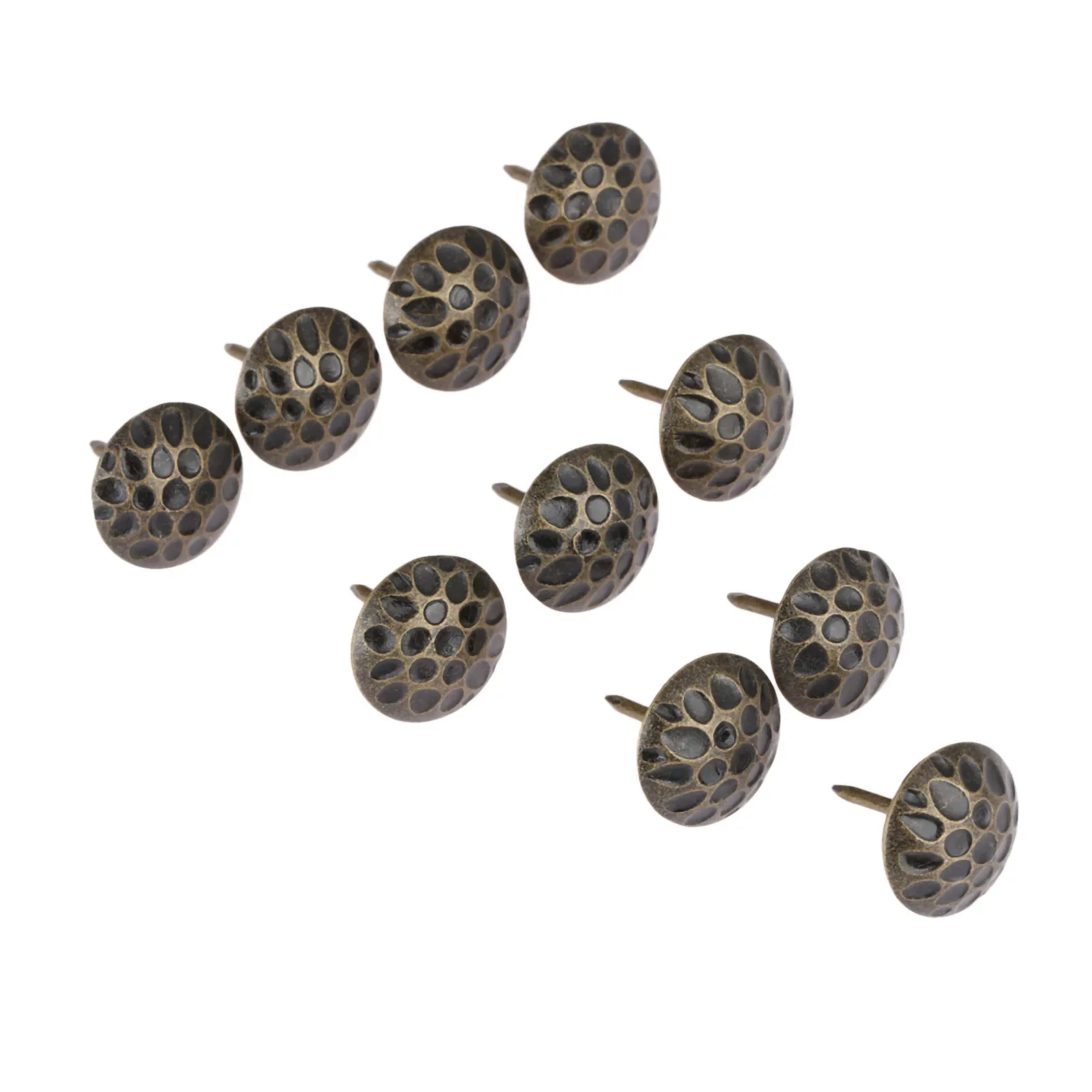 10Pcs 19*20mm Antique Bronze Upholstery Nails Tacks Jewelry Wood Box Sofa Decorative Nails Tacks Stud Pushpin Furniture Hardware upholstery nail