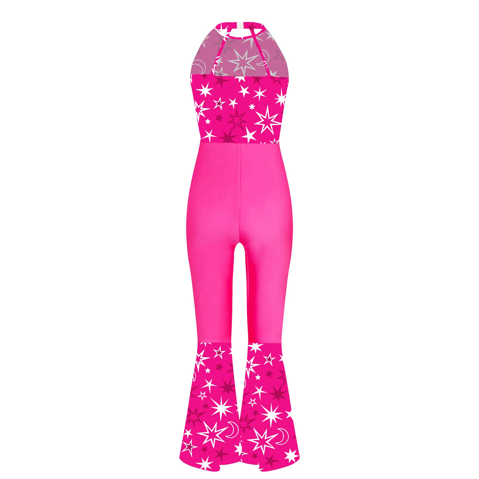 Combinaison Paillettes Fille Hippie Disco - Salopette à Bretelles 70s-80s - Danse Jazz Cosplay 6-16 Ans - 7