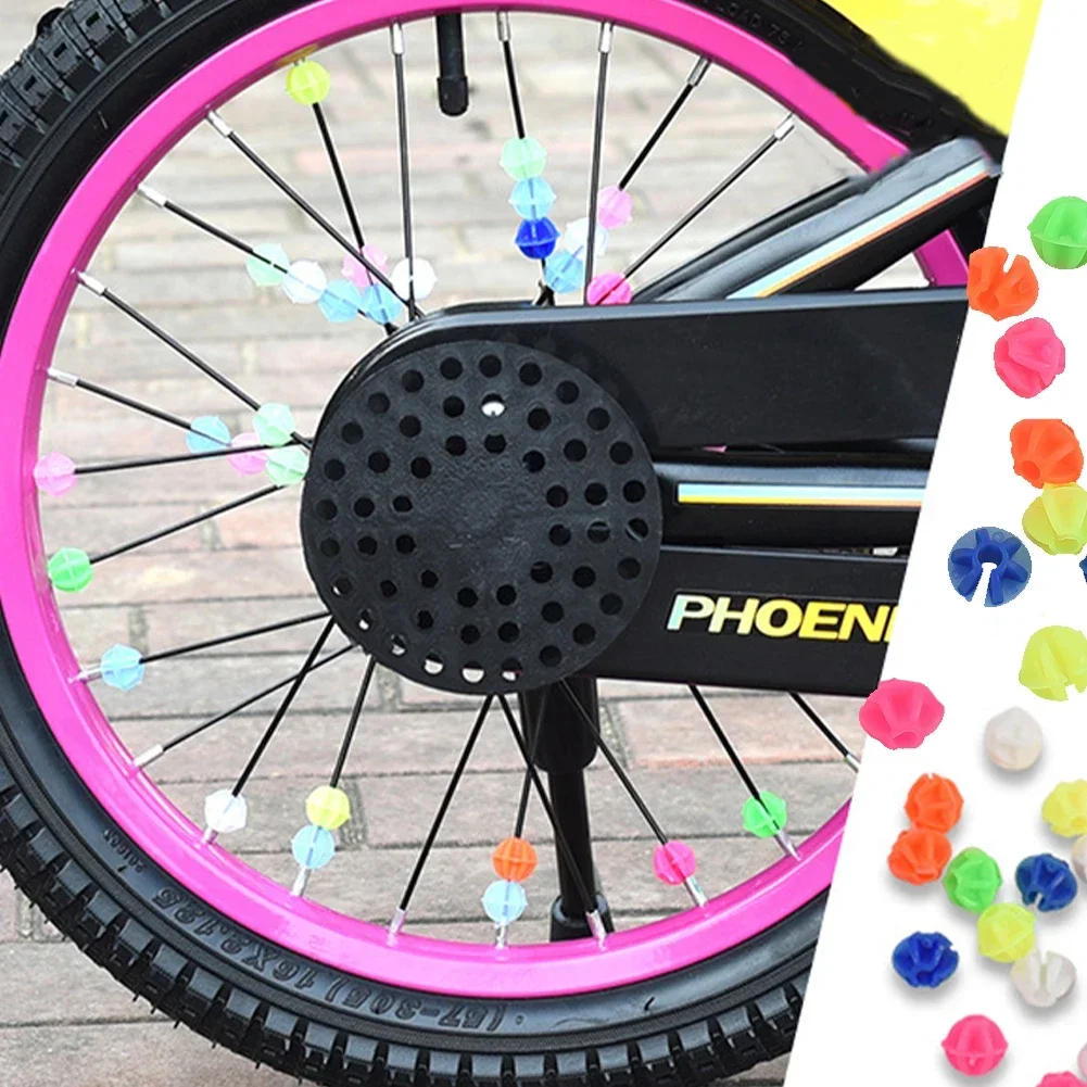 Bike Bead Spoke Beads Bicycle Wheel Accessories Decoration 36pcs
