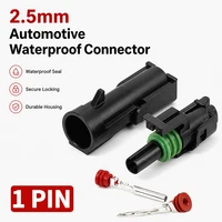 1Pin 2.5mm GM Automotive Weather Pack Waterproof Connector Male Female Plug Socket DJ3011Y-2.5-11/21  For GM 1