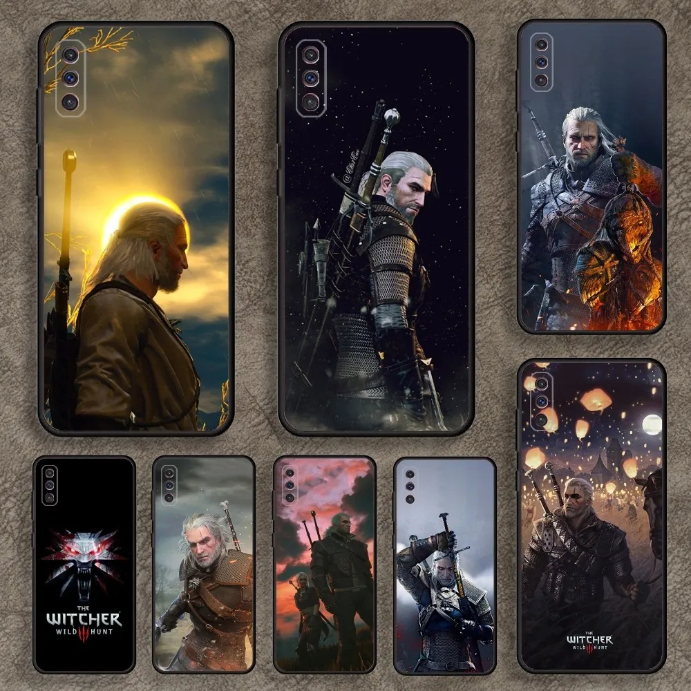 Hot Game The W-Witcher 3 Custodia Per Telefono Per Samsunga 91,80,73,72,71,70,53,52,51,42,41,40,32,31,30,22, 13 S 4G 5G Custodia Nera