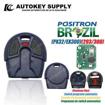 Per il sistema di allarme Fiat brasile Positron Flex (PX52), chiave remota-doppio programma (293/300) AutokeySupply AKBPCP101 - Per il sistema di allarme Fiat brasile Positron Flex PX52 chiave remota doppio programma 293