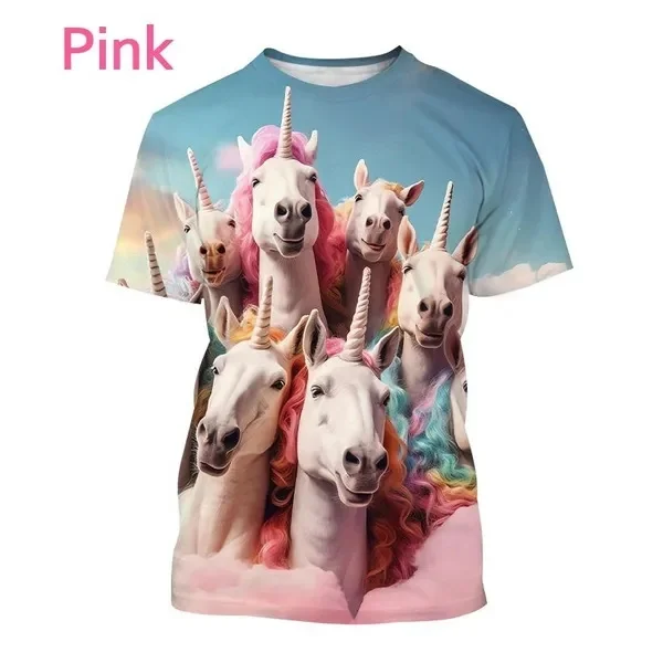 

Newest Men Personality Animals 3D Printing T-Shirt Lion Tiger Monkey Pig Various Animals Fashion Funny Casual Streetwear Tees