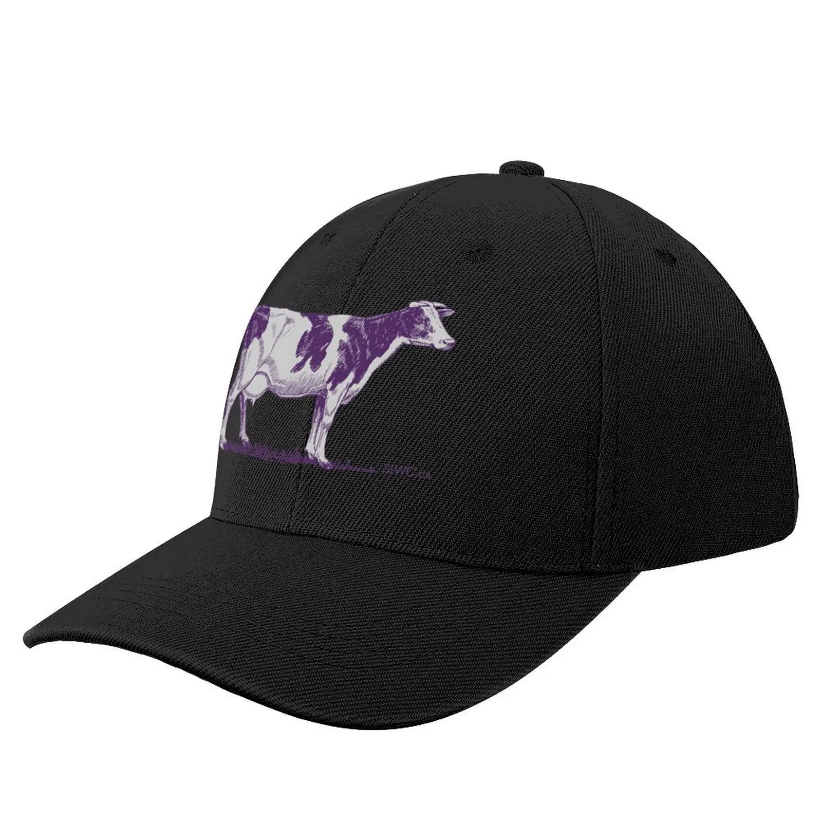 

The Purple Cow Baseball Cap Rugby Vintage Uv Protection Solar Hat Golf Men Women's