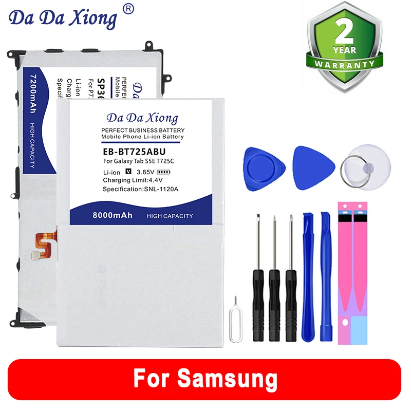 Nuova Batteria T4450E T4800C Per Samsung Galaxy Tab A2 S3 3 S4 S5E A7 7.7 8.0 8.4 8.9 9.7 10.5 Pollici Sm-T310 P7310 Gt-P6800 Lite