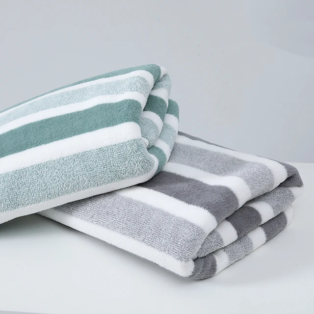 1 Pc Thickened Absorbent Bath Towel Soft Face Towel for Home 2