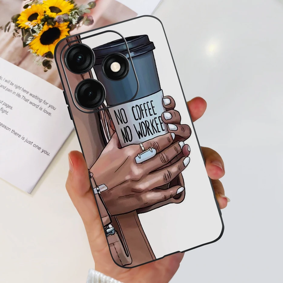 Stylish Shockproof Painted Phone Case with Soft Bumper