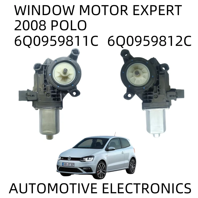 V-VW 폴로 윈도우 모터, 6R0959801D 6R0959801A 6R0959801B 6R0959802D 6R0959802A 6R0959802E 6Q0959812C 6Q0959811C 6R0959802B 2