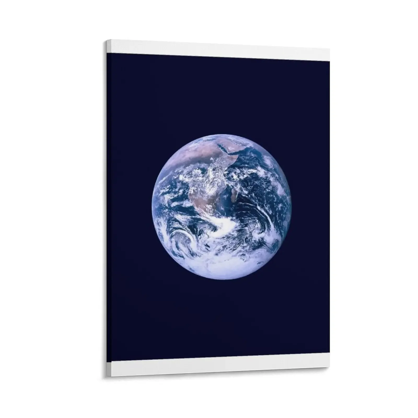 

The Blue Marble Earth from Space on Night Blue Canvas Painting Decoration for home bedroom decoration