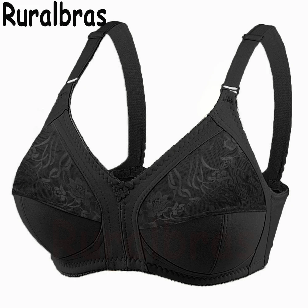 Ruralbras Sexy Women's Bras Wireless Full Coverage D/E/F for Plus Size Non Padded Comfort Soft Bra Minimizer Top Female Lingerie