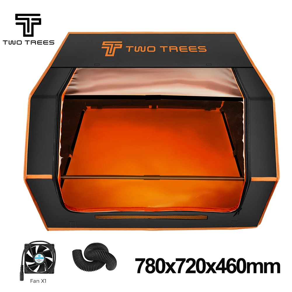 Twotrees Laser Engraver Protection Cover 780x720x460mm With Tube Laser