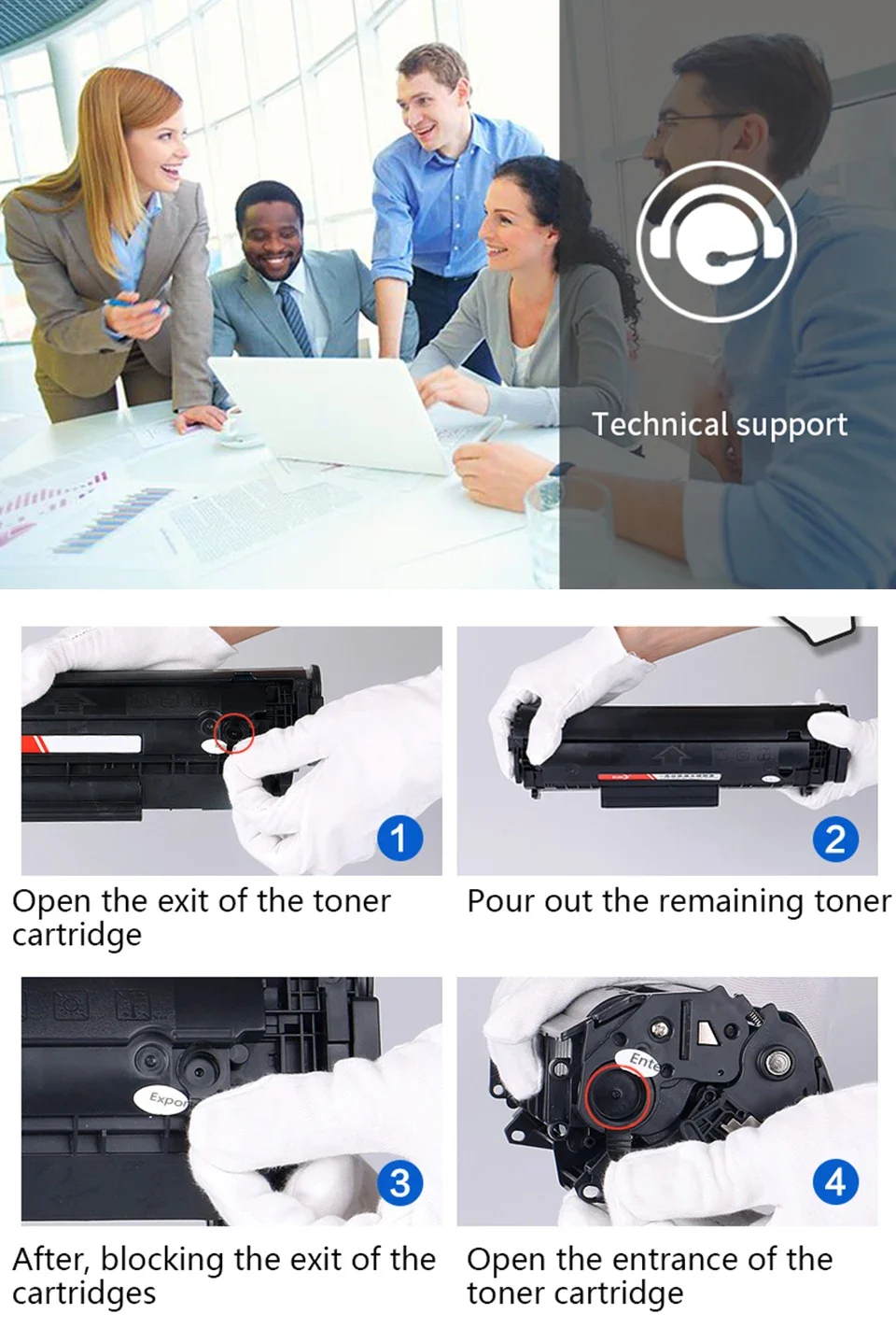 Description Picture 5 of item100g/pc Black Toner TN450 TN760 TN2450 TN2445 TN2420 TN2480 For Brother HL-L2310 HL-L2350DN HL-L2370DN Printer Laser Powder