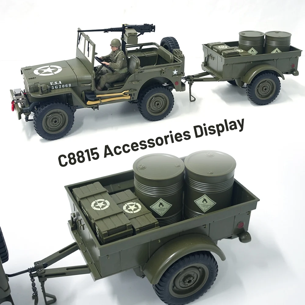 JJRCウィリスC8815 合金製ミリタリーカー JJRC_C8815_Army_Jeep_photo_mai