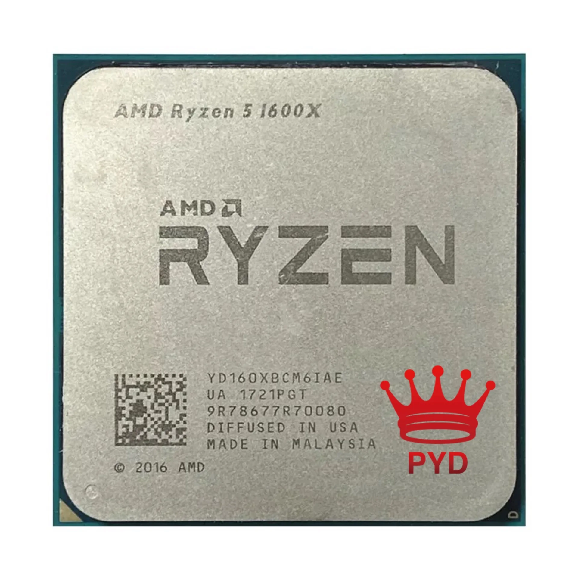 

New AMD Ryzen 5 1600X R5 1600X 3.6 GHz Six-Core Twelve-Thread CPU Processor 95W L3=16M YD160XBCM6IAE Socket AM4