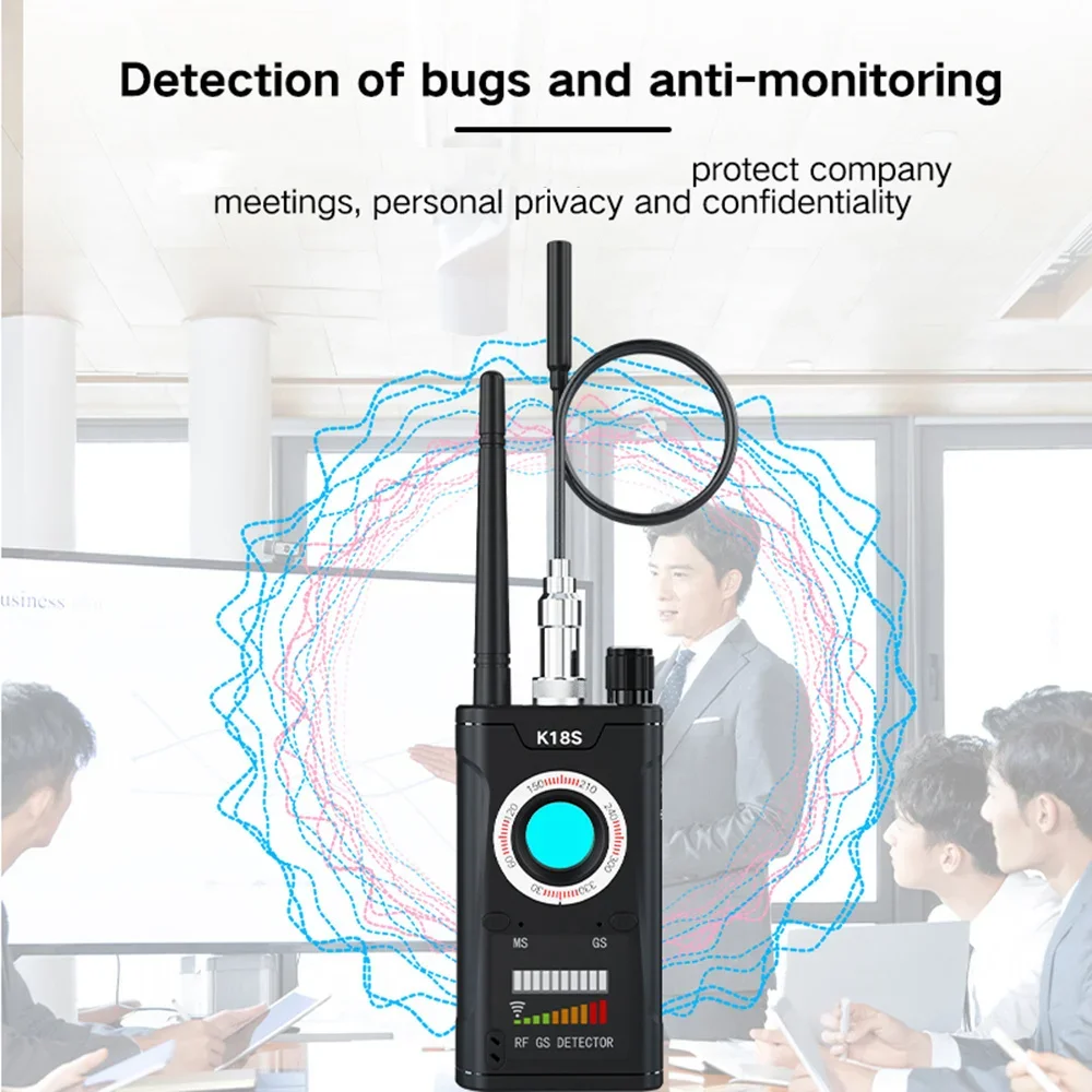 K18s Multi-function Anti Detector Camera GSM Audio Bug Finder GPS Signal Lens RF Tracker Detect Wireless Camera