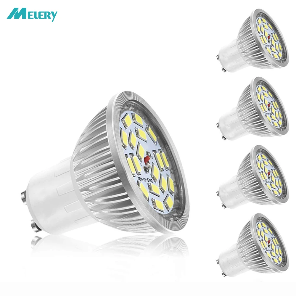 Gu10 Led Light Bulbs 4w Lamp Smd Spot Lights Cool White 6000k Super 60w Equivalent 140 Degree Angle 85 To 265v 4pack - Led Bulbs & Tubes - AliExpress
