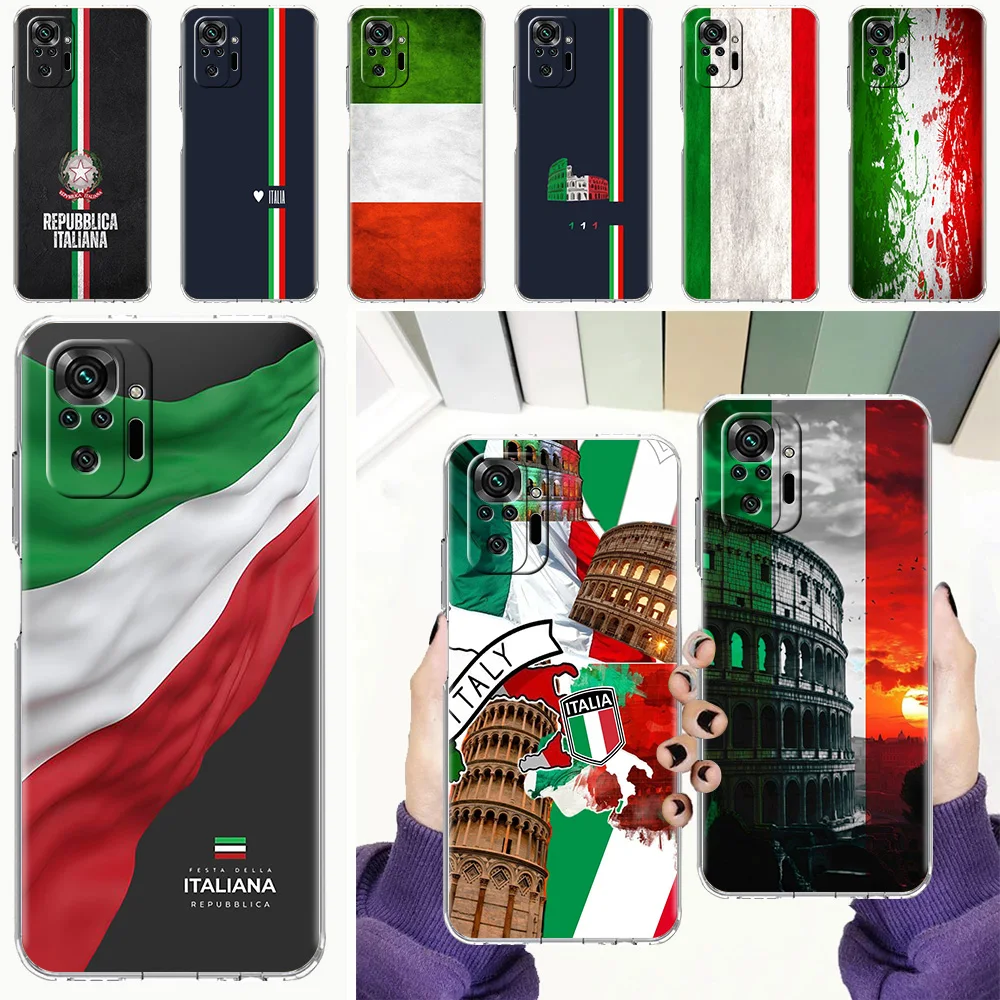 Italian Flag Soft TPU Phone Case