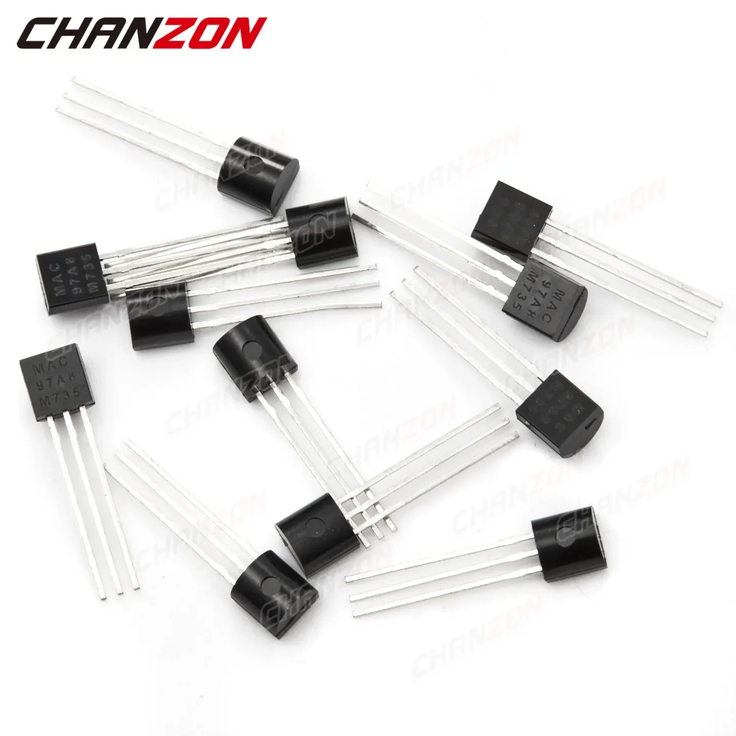 50Pcs MAC97A8 ZU-92 Triac SCR Transistor Bipolar Junction BJT Triode Thyristor Rohr Fets Logic Level 1A 600V Integrierte Schaltungen – Detail 3