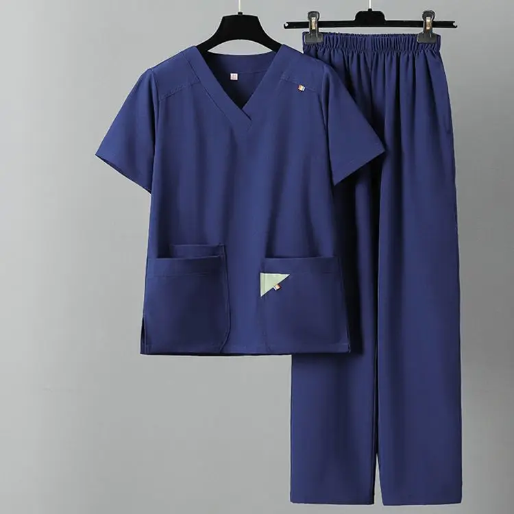 Short Sleeve Medical Scrubs Women Summer Thin and Light Fabric Elastic Medical Uniforms nurse scrubs sets medical scrubs