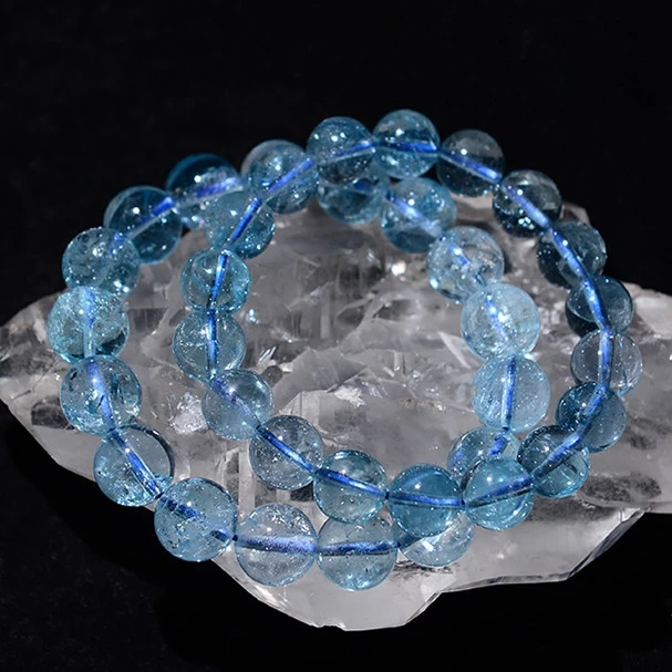 Swarovski Crystal and Zirconia Mesmera Rhodium-Plated Blue Bracelet | REEDS  Jewelers