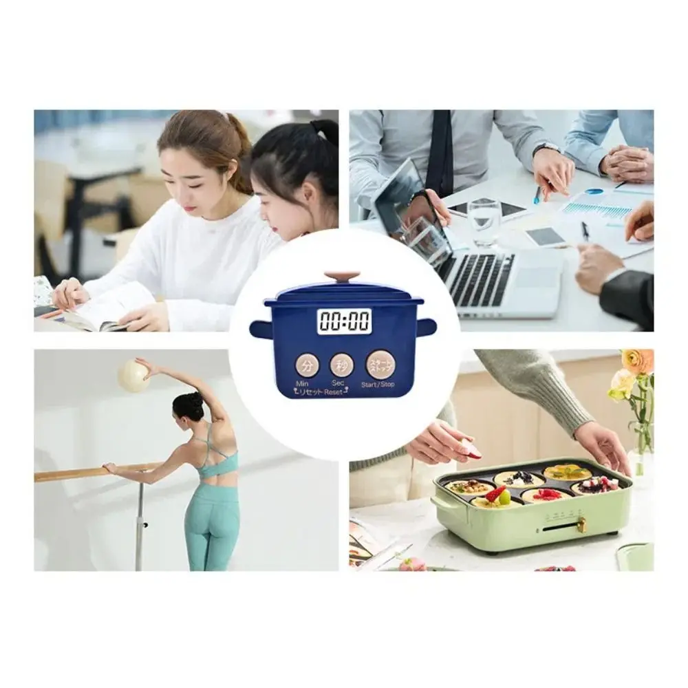 Plastic LCD Kitchen Timer for Cooking Baking