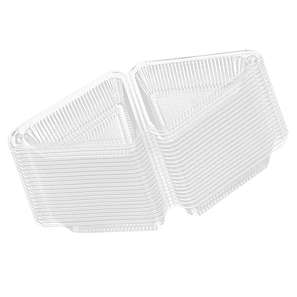 Disposable Containers Baking Cake Box Triangular Cake Box Carrier Cake Boxes Container Disposable Containers with Lids