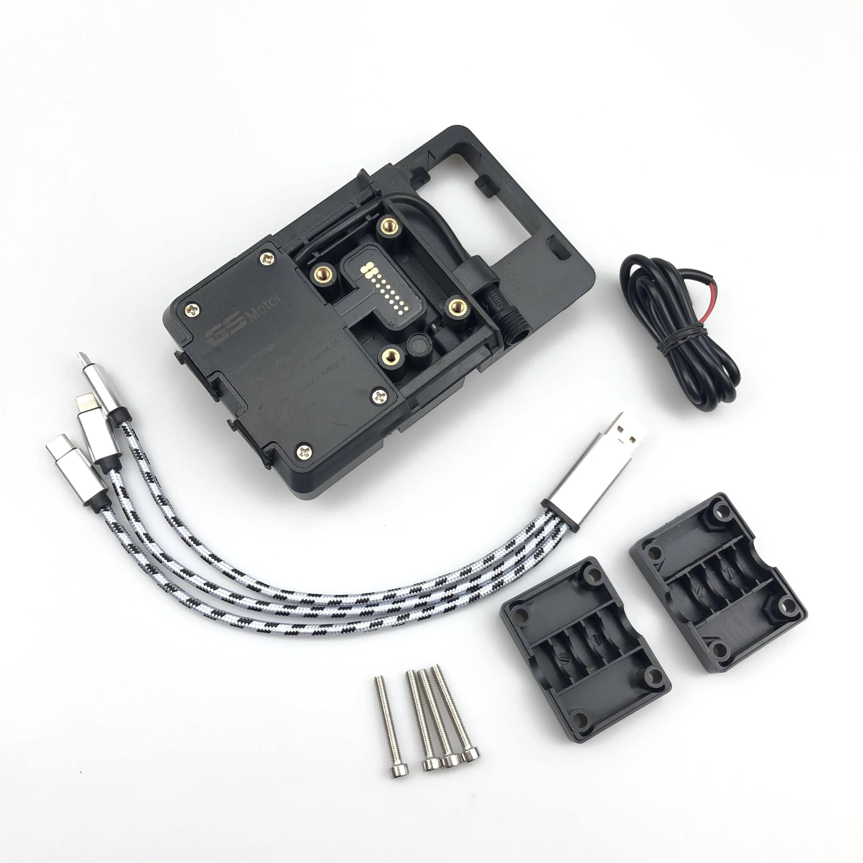 USB Mobile Phone Motorcycle Navigation Bracket USB Charging Support For R1200GS F800GS ADV F700GS R1250GS CRF 1000L F850GS F750G