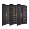 Door Exterior Aluminium Cast Aluminium Safety Door cast aluminum security front entry doors for house 2