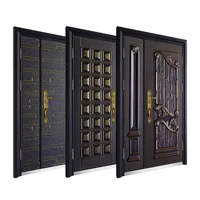 Door Exterior Aluminium Cast Aluminium Safety Door cast aluminum security front entry doors for house 2