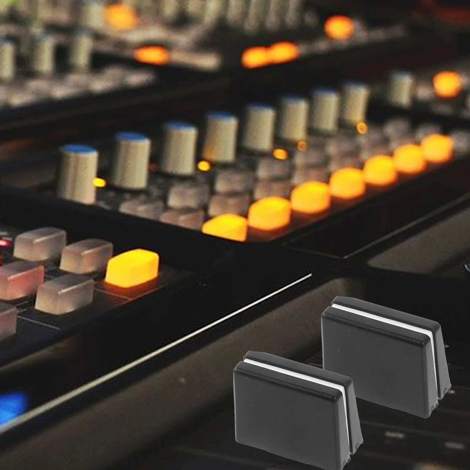10 Pcs Mixer Fader Buttons Console Slider Knobs Accessories Caps Replacement audio mixer pot mixer fader equalizer knob cap rotary knob for dj controller