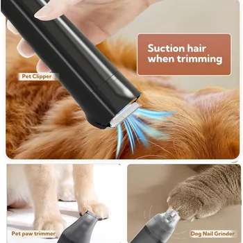 Dog Grooming Kit & Dog Hair Vacuum, 3.5L Capacity Pet Grooming Vacuum with 13000kpa Strong Grooming ,Vacuum Suction 99% Pet Hair 5