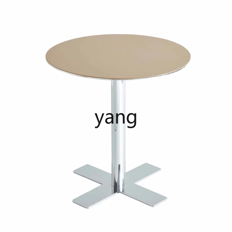 

Yjq Light Luxury Stone Plate Cream Style Sofa Side Table Bedside Small Table Leisure Chair Side Corner Table round