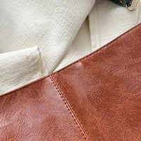 Wide Geometric Strap Shoulder Bag Large Capacity Crossbody Bags For Women,Retro Pu Leather Women’s Bag For Shopping Travel