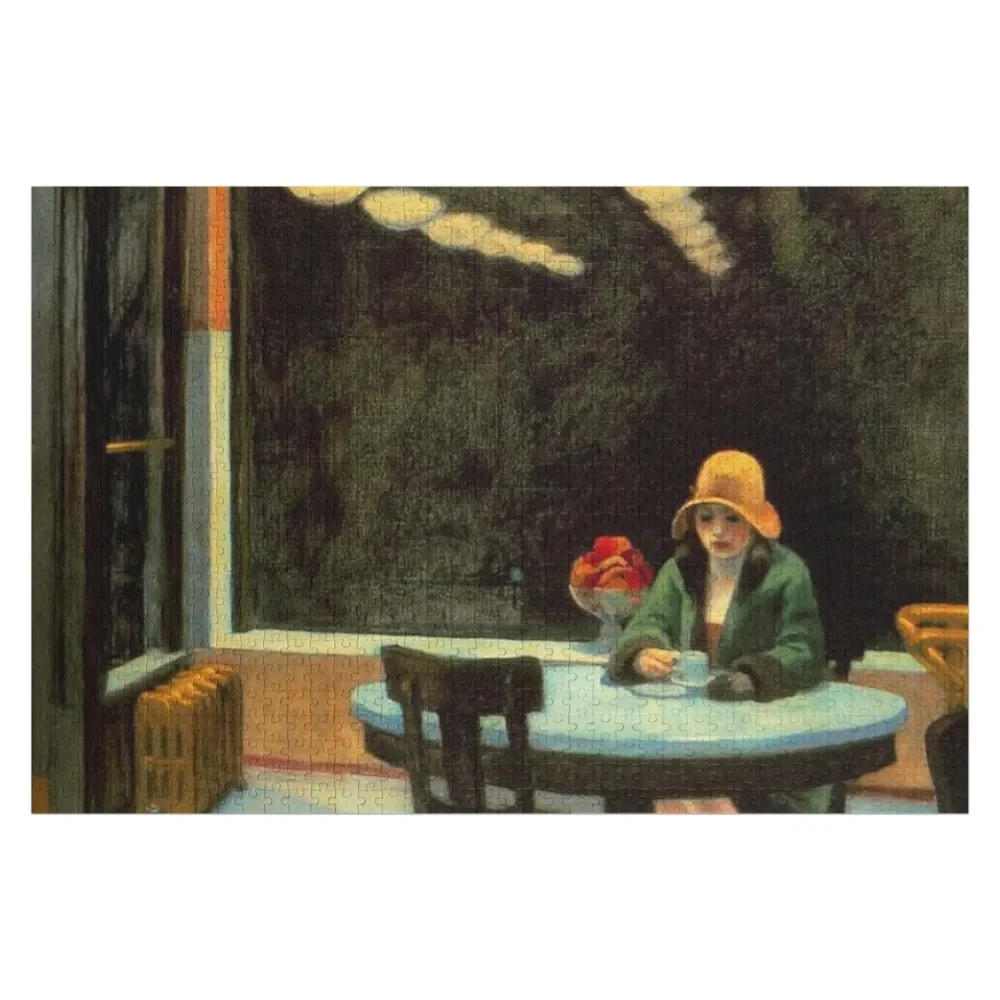 AUTOMAT - EDWARD HOPPER Jigsaw Puzzle Anime Personalised Jigsaw Puzzle dear edward