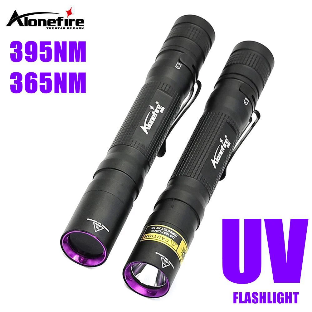 Mastiff B2 UV Blacklight Flashlight – 1 Watt 375nm LED, Uses 18650 Battery, For Detection & Inspection