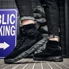 Men's Canvas Shoes Flat High-top Vulcanized Shoes Men's Sneakers 2024 New Male Casual Canvas Shoes Men's Sneakers 3