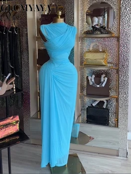 GLCMYAYA Women Stacked Wraped Bodycon Midi Sleeve Long Maxi Dress 2026 Elegant Evening Birthday Party Dresses Trendy Vestidos 1