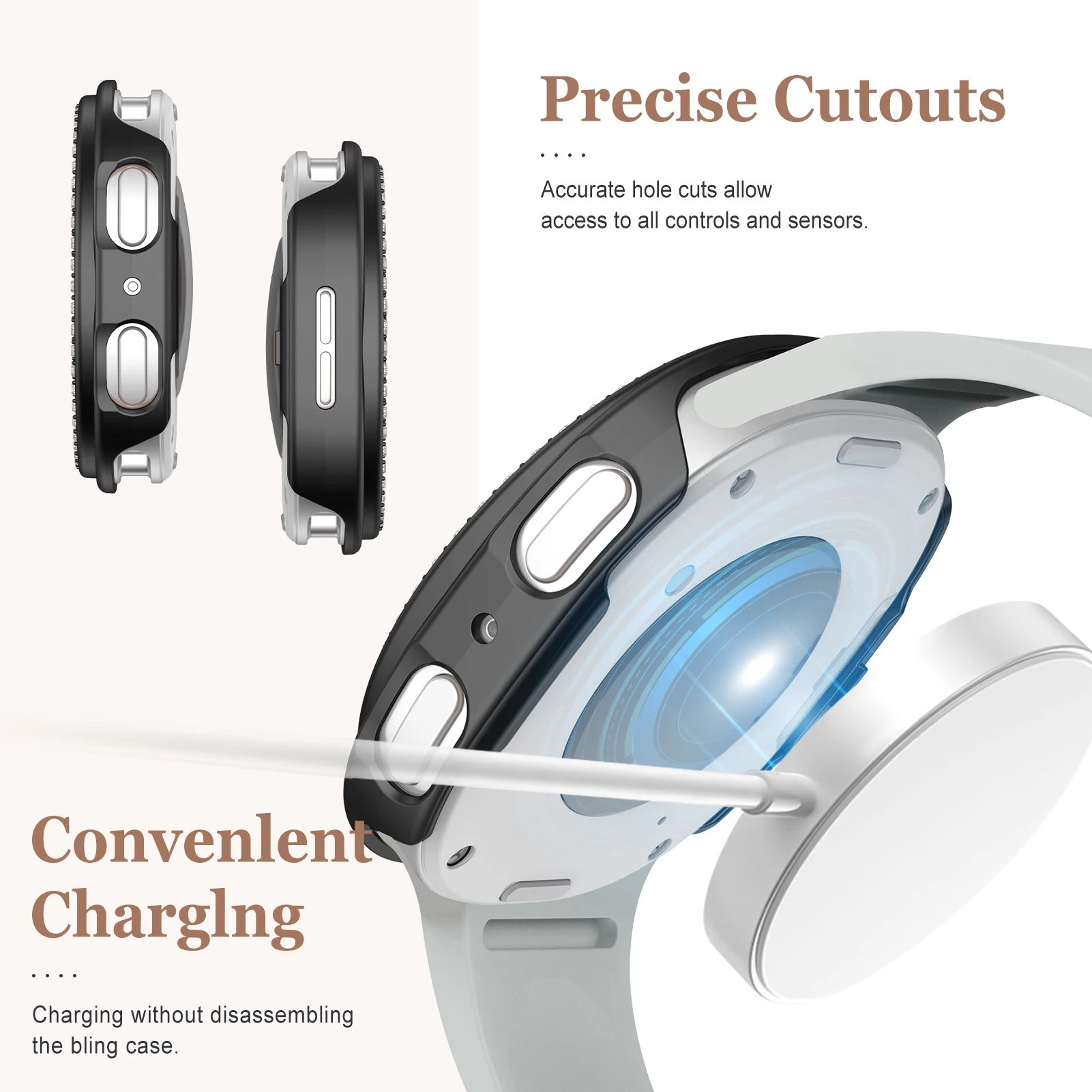 Elegant Diamond Protective Bumper Shell