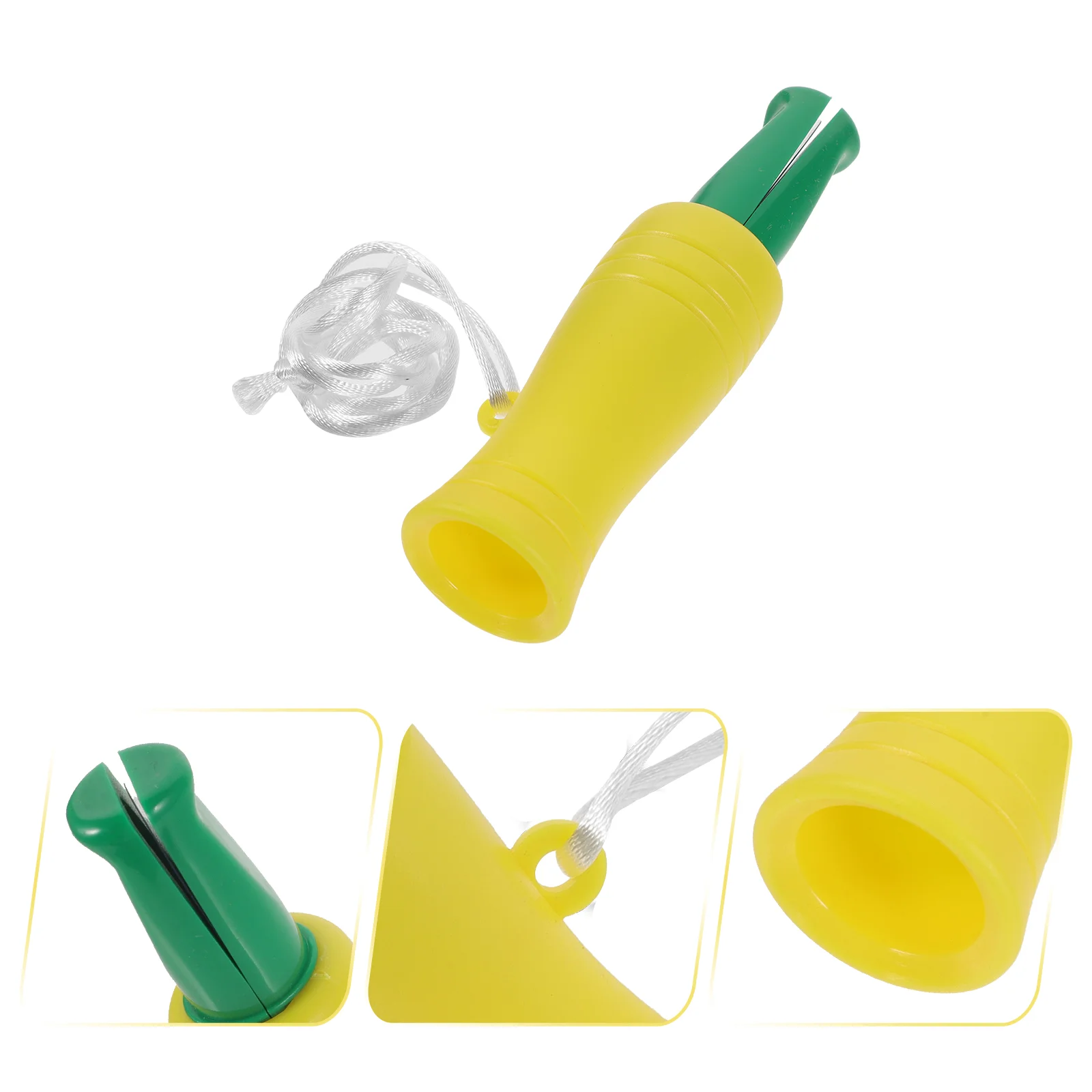 

Whistle Phone Lanyard Outdoor Calling Goose Voice Trap Lure Plastic Hunting