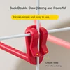 Metal Mesh Panel Hangers Clothes Wall Hanging Hooks Supermarket Display Hooking Racking Accessory Slat Household Organizers Hook 3