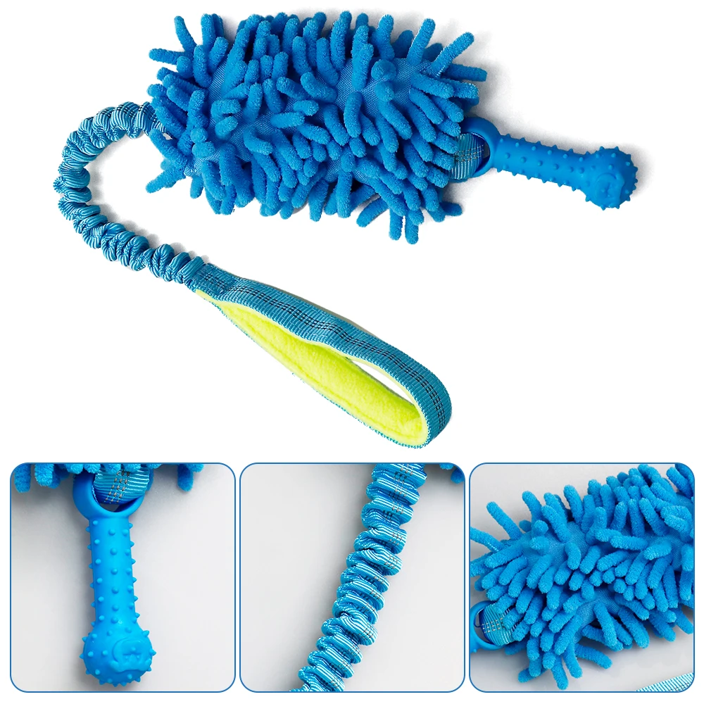 1pc Dog Toys Plush Dogs Chew Toy Cleaning Teeth Durable Training Interactive Home Outing Play Pet Supplies for Medium Large Dogs 4
